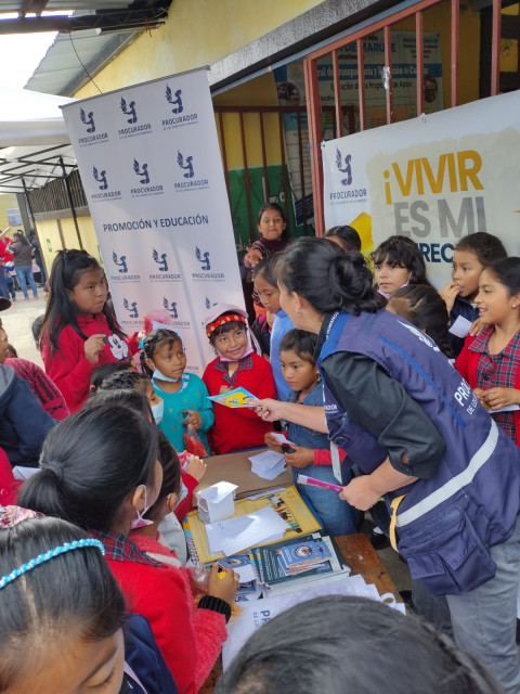 Institución del PDH informa acerca del respeto de los derechos humanos en Quetzaltenango