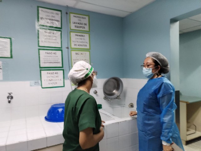 Institución del PDH verifica situación en Hospital San Juan de Dios